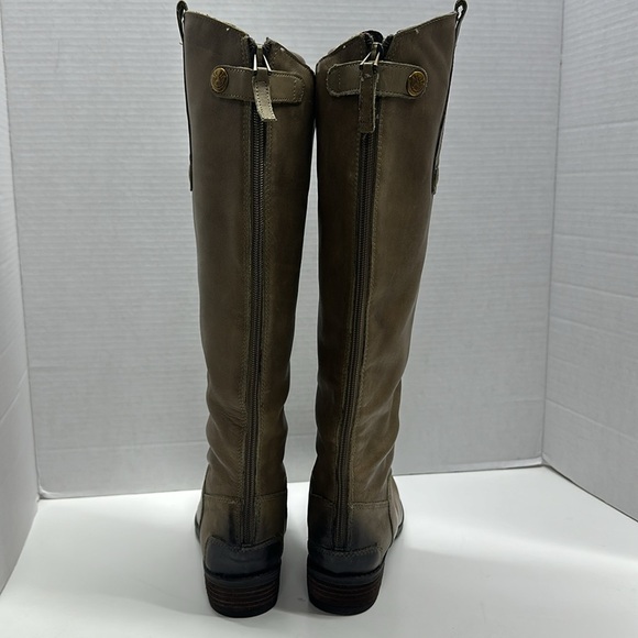 Sam Edelman Penny Boots Leather Tall Riding Boot Ombre Taupe Brown Size 6.5 - Picture 6 of 10